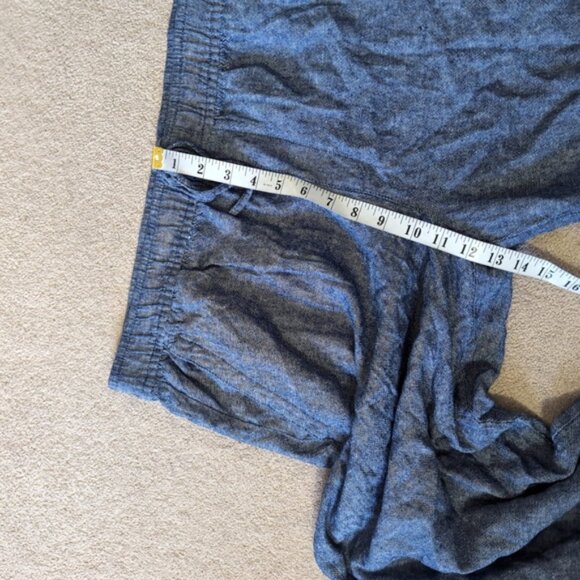 Old Navy Linen Coastal Beach Relaxed Boho Pocket Wide Leg Pants XL - Picture 5 of 8
